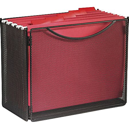 Safco Onyx Steel Mesh Desktop Box File 10 H x 12 12 